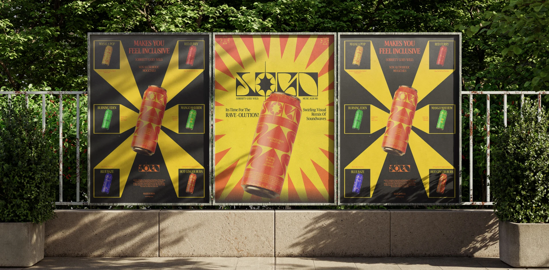 SOGO - Street posters in situ - the campaign at scale