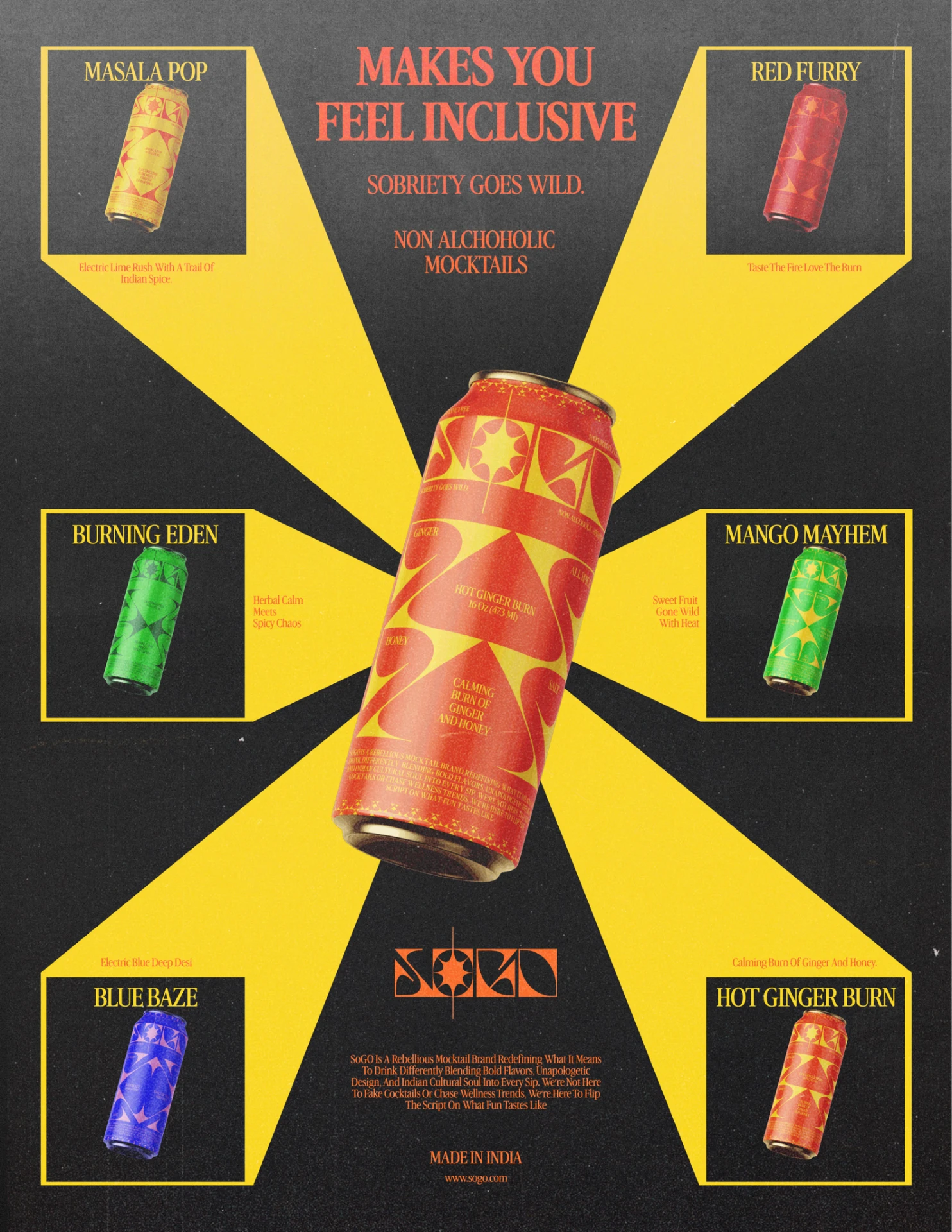SOGO - Makes You Feel Inclusive - flavour key poster