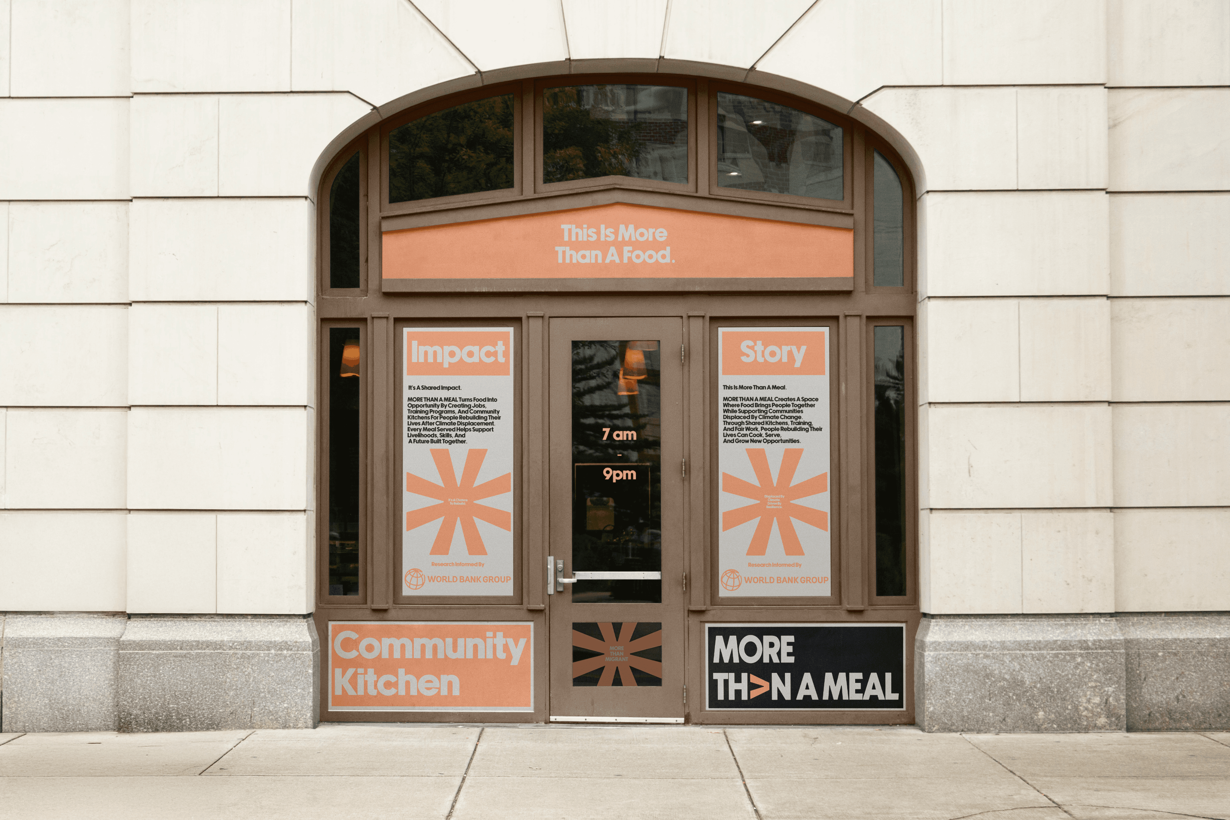 More Than a Meal - Concept board - food, migration and the systems that connect them