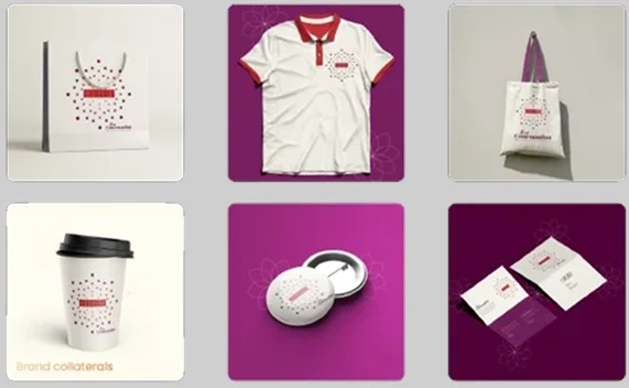 Samarsa - Brand collaterals - bags, apparel, cups, badges and stationery